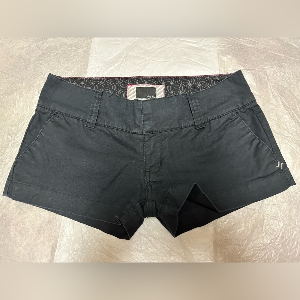 Hurley Black Shorts Y2K